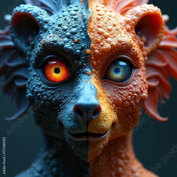 Fototapeta Various fairy-tale-like, fictional, artistic visuals, fantastic and aesthetically pleasing visuals