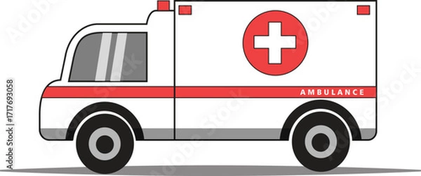 Obraz simple icon ambulance