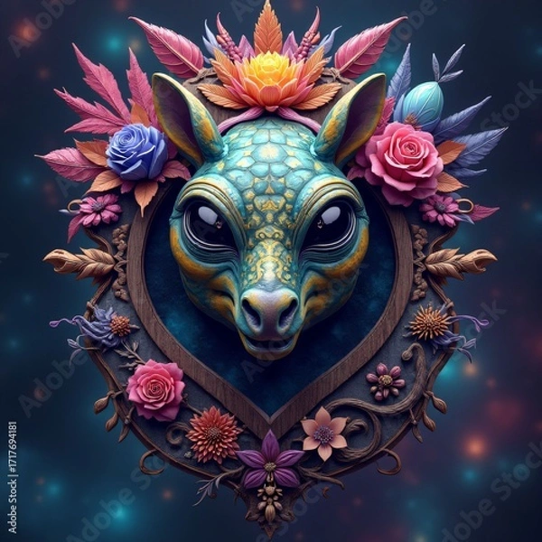 Fototapeta Various fairy-tale-like, fictional, artistic visuals, fantastic and aesthetically pleasing visuals