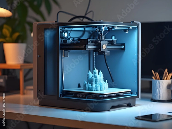Fototapeta 3d printer in work