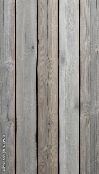 Fototapeta Weathered Planks Grayish Wood Paneling with Visible Grain and Texture for Rustic or Modern Applications