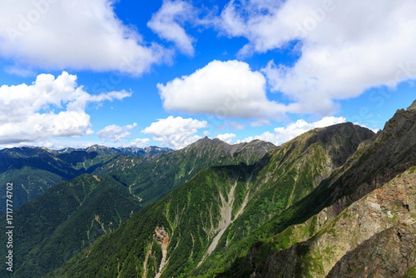 Obraz 穂高の峰々２