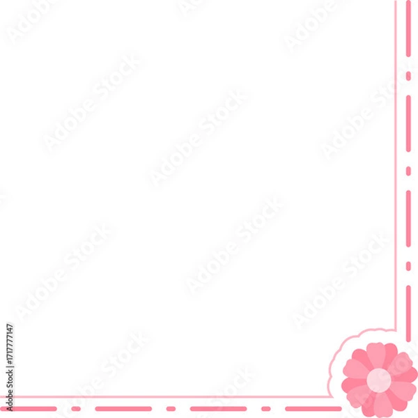 Obraz Floral Corner Border Frame