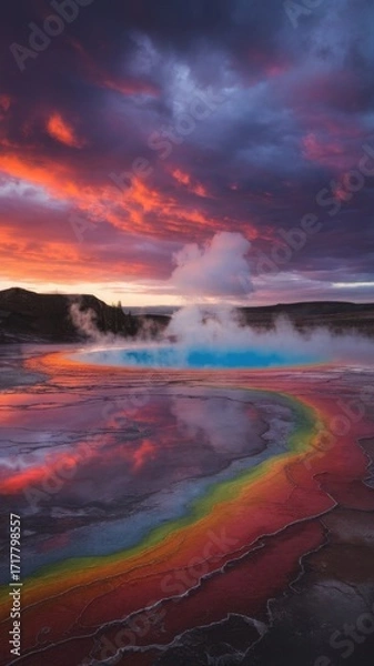 Fototapeta Sunset over the sea