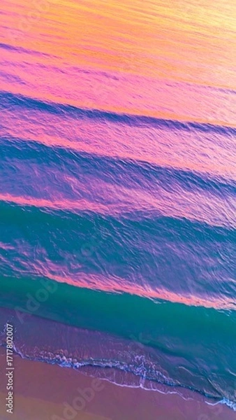 Obraz Vibrant sunset sea