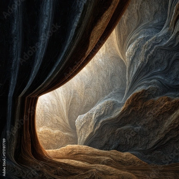 Obraz Cave Interior with Opening