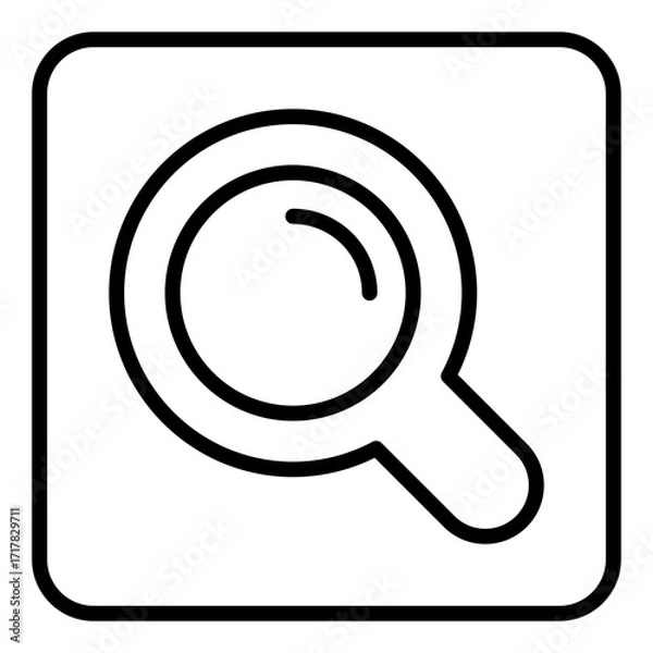Fototapeta Search icon line