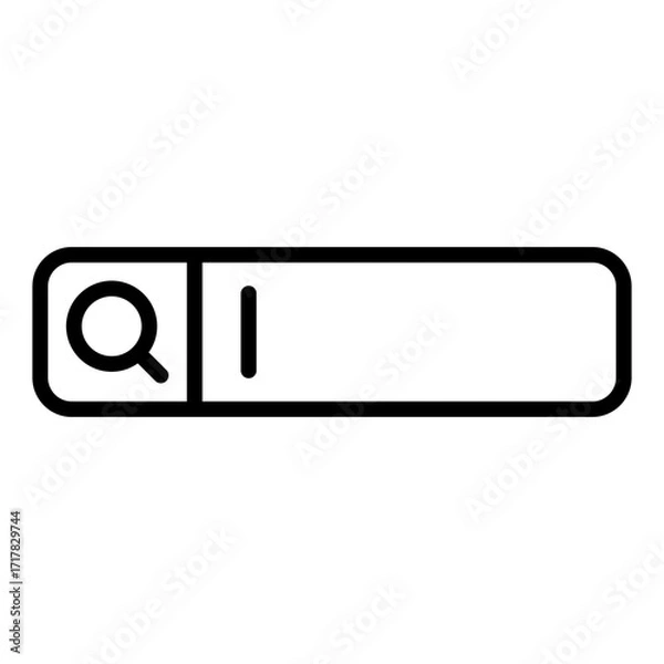 Fototapeta Search icon line