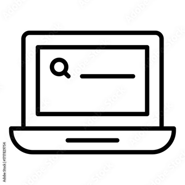 Fototapeta Search icon line