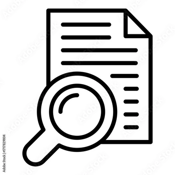 Fototapeta Search icon line