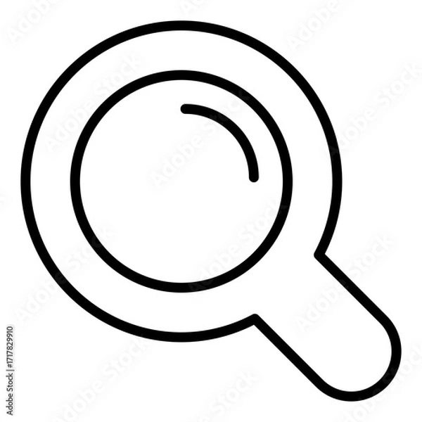 Fototapeta Search icon line