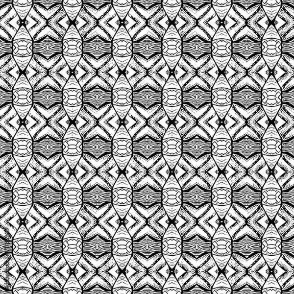 Fototapeta vector seamless pattern with floral elements