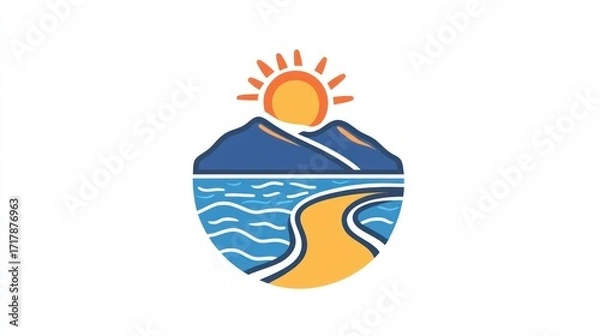 Fototapeta Beach landscape design