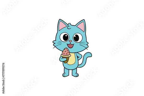 Obraz funny cartoon monster