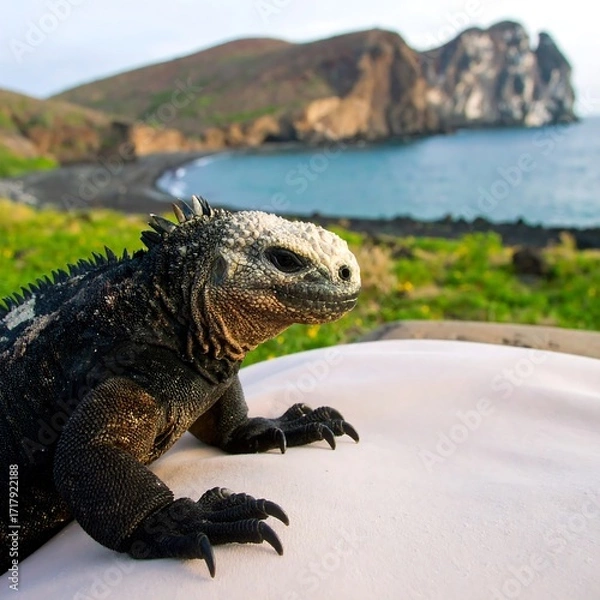 Obraz Lizard by the water