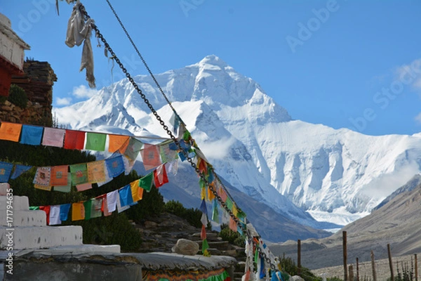 Obraz Mount Everest seen from Tibet