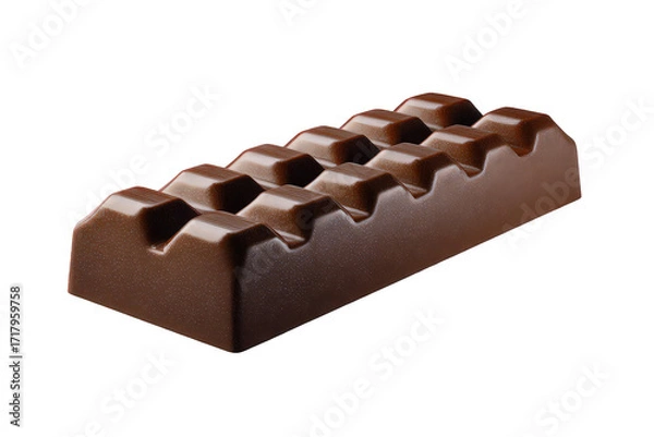 Fototapeta Dark Chocolate Bar With Shimmering Texture