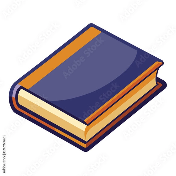 Fototapeta book vector image on white background 