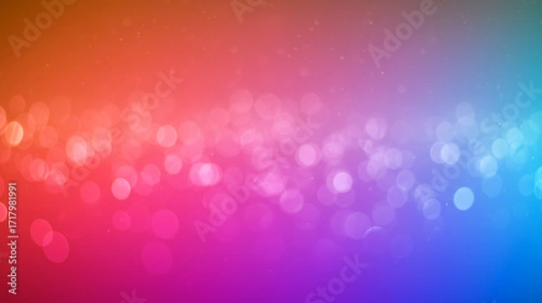 Fototapeta Abstract Bokeh Gradient Background with Vibrant Colors