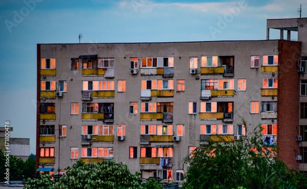 Fototapeta Burning reflections