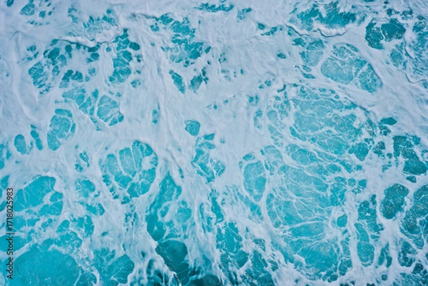 Fototapeta Ocean wave texture and background 