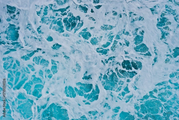 Fototapeta Ocean wave texture and background 