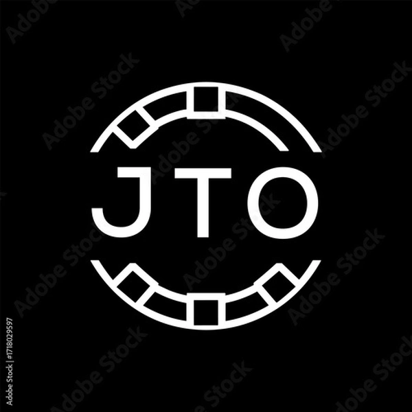 Fototapeta “Modern JTN  Monogram Logo Design, Sleek Minimalist Letter mark in Circle, JTN LATER LOGO, High-Contrast Branding Concept”. 
