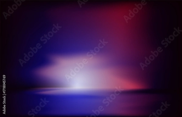 Obraz gradient background with blue and red color