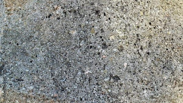 Fototapeta Textured Concrete Surface with Fine Pebbles Gravel Patterns