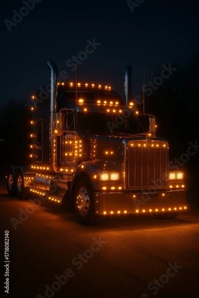 Obraz truck on the road