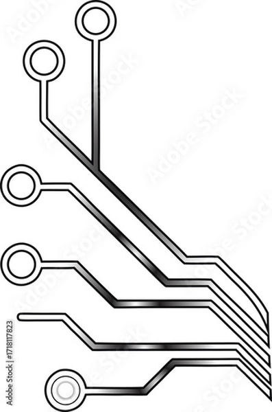 Fototapeta Vibrant Circuit Bloom: Modern Tech-Inspired Botanical Illustration
Pastel Meadow Tech: Minimalist Plant Glyphs for Creative Projects