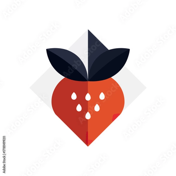 Fototapeta Strawberry graphic design