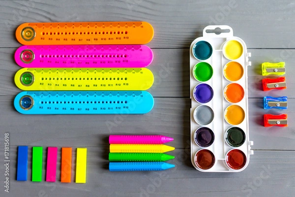 Obraz Office and student accessories