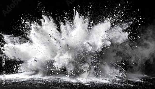Fototapeta Abstract powder explosion