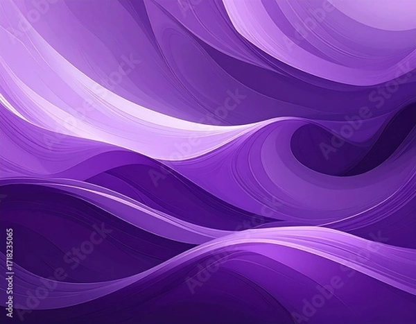 Fototapeta Abstract purple wave patterns