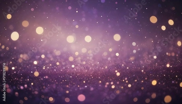 Fototapeta Abstract bokeh background with sparkling lights and a dreamy atmosphere.
