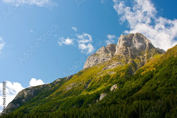 Obraz Carinthian mountain on border to Italy (Austria)
