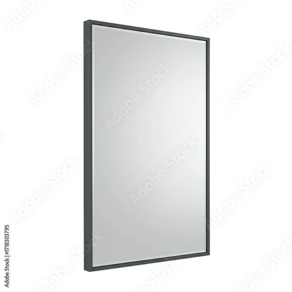 Fototapeta wall mirror isolated on white background