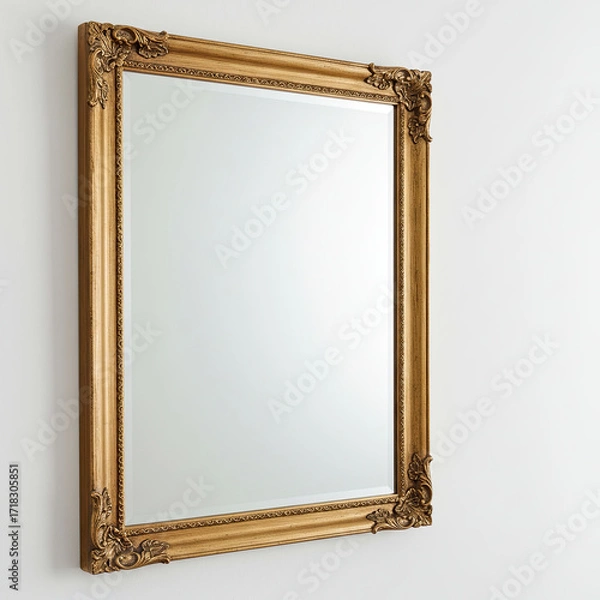 Fototapeta wall mirror isolated on white background