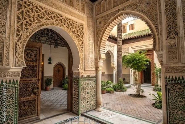 Obraz Ornamental Moroccan Archway