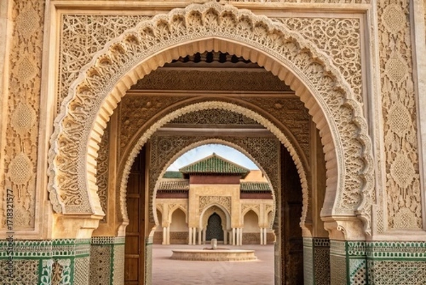 Obraz Ornamental Moroccan Archway