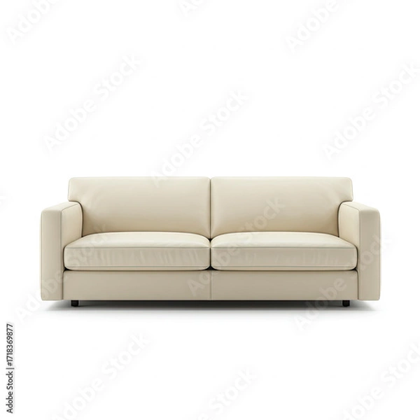 Fototapeta sofa isolated on white background