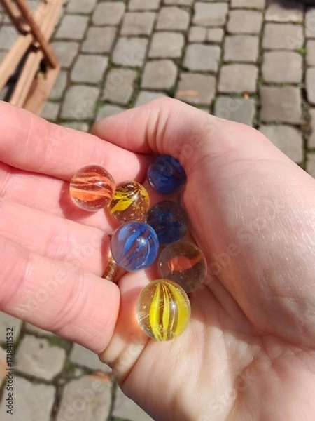 Obraz Marbles in hand