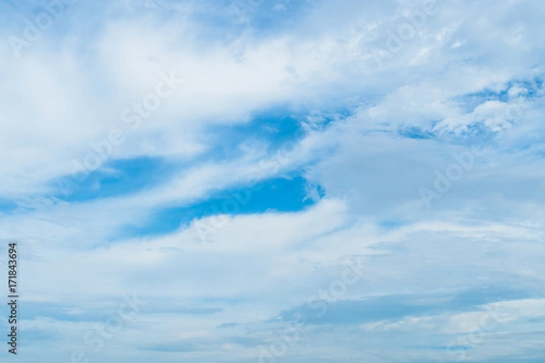 Obraz 真夏の空と雲