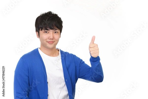 Fototapeta 笑顔の男性