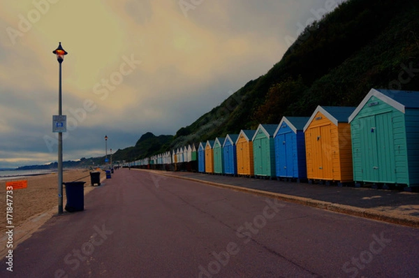 Fototapeta Bournemouth Beach Huts 