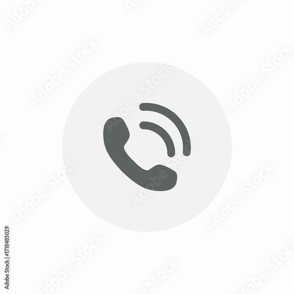 Fototapeta phone dialing icon sign vector