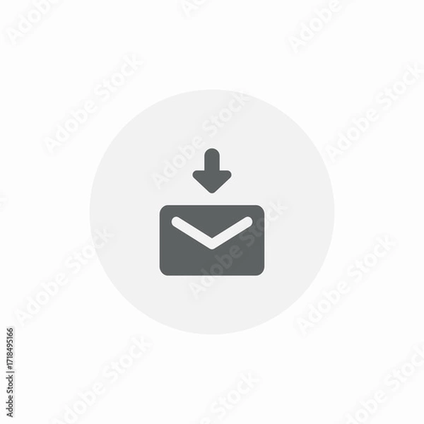 Obraz message recieved icon sign vector