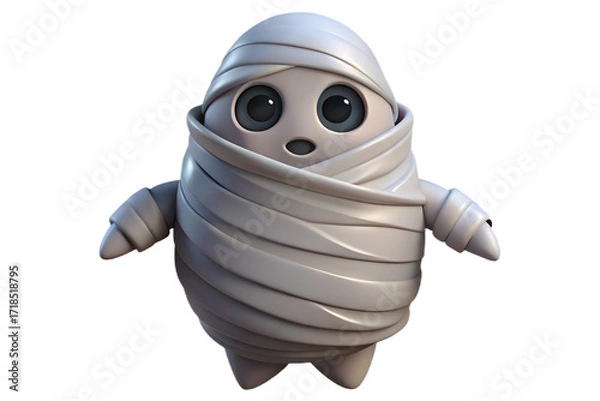 Fototapeta 3d render of a man in a suit halloween vector design icon
