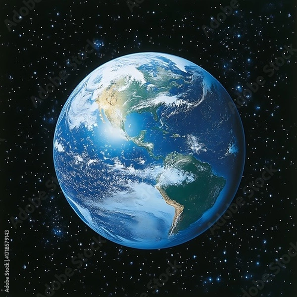 Obraz Earth globe in space